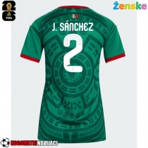 Ženske Nogometnih dresov Mehika Jorge Sanchez #2 Domači SP 2026 Kratki rokavi